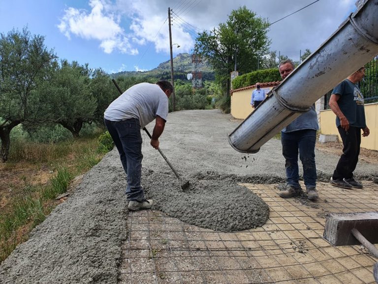 ΞΥΛΟΚΑΣΤΡΟ- ΕΥΡΩΣΤΙΝΗ: Το έργο βρίσκεται σε εξέλιξη και έχει προϋπολογισμό 150.000 ευρώ (φωτο)