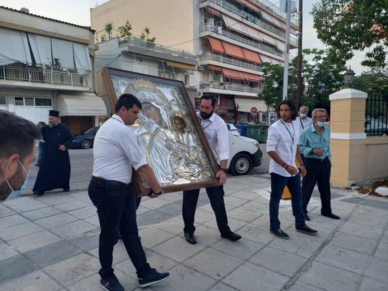 ΚΟΡΙΝΘΟΣ: Η υποδοχή της Ι. Εικόνας της Παναγίας «ΠΑΡΑΜΥΘΙΑΣ»…