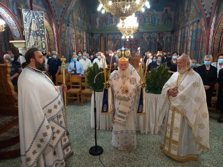 Στο Σολομό ο μητροπολίτης Κορίνθου…