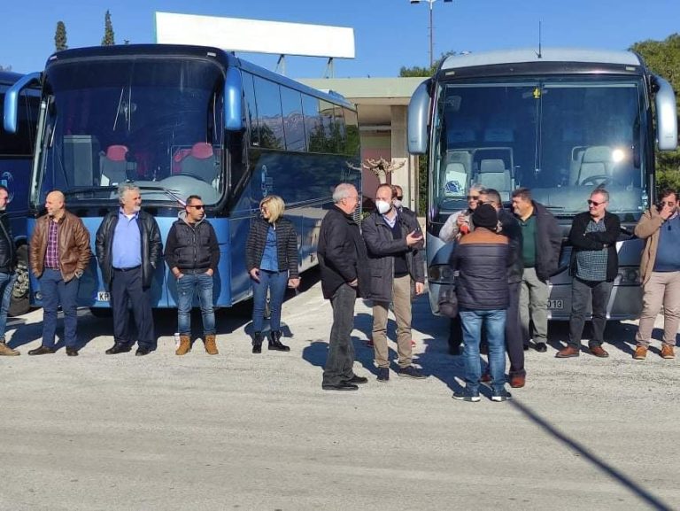 Διαμαρτυρία στον Ισθμό