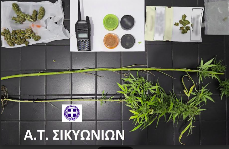 ΚΙΑΤΟ: Συνελήφθη 71χρονος στο Πάσιο με ποσότητες χασίς και δενδρύλλια! (φωτο)
