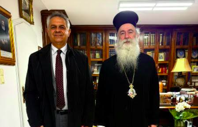 Με ποιους συναντήθηκε ο μητροπολίτης Κορίνθου (φωτο)