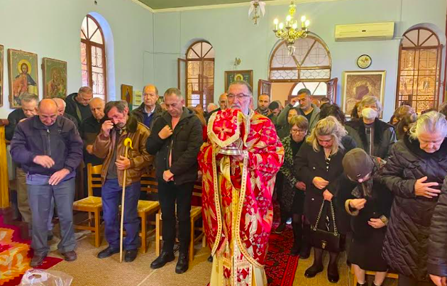 ΕΥΡΩΣΤΙΝΗ: Στον εορτάζοντα Ι. Ναό Αγίου Χαραλάμπους Καλλιθέας βρέθηκε ο μητροπολίτης Κορίνθου Παύλος (φωτο)