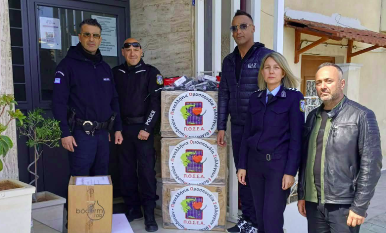 Τι αφορούσε η δωρεά στο αστυνομικό τμήμα Ξυλοκάστρου (φωτο)