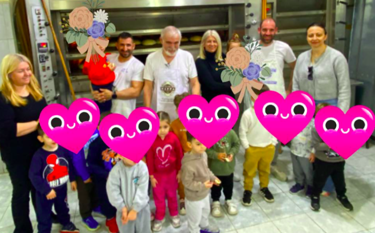 ΚΙΑΤΟ: Τα παιδιά είδαν …πως βγαίνει το ψωμί! -Έγιναν μικροί δημιουργοί… (φωτο)