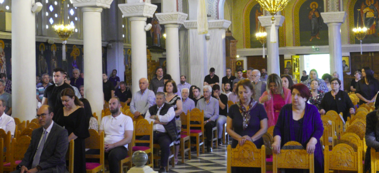 Εορτάστηκε η μεγάλη δεσποτική εορτή της Πεντηκοστής στη μητρόπολη Κορίνθου