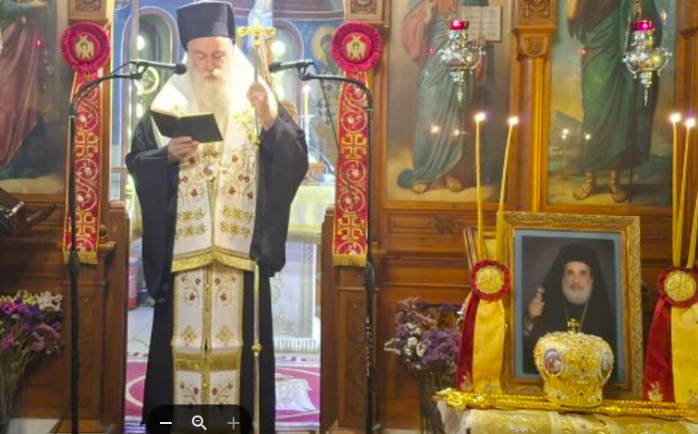 Υπήρξε ο πνευματικός πατέρας και καθοδηγητής του μητροπολίτη Κορίνθου